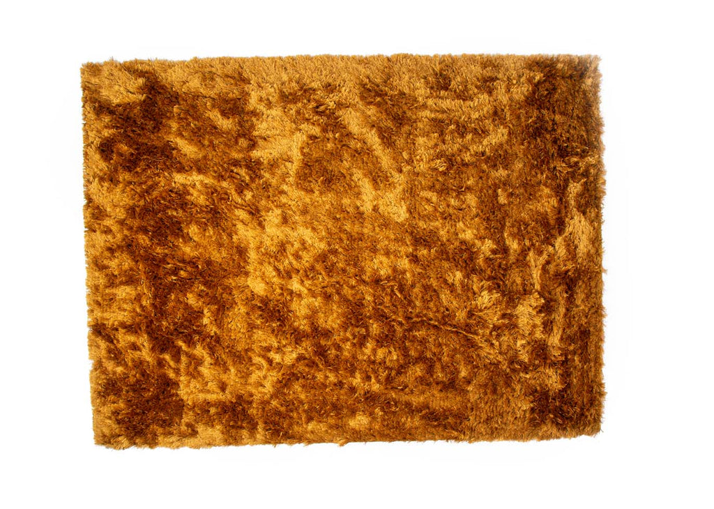 Arezzo Shaggy Vloerkleed Goud 170×230
