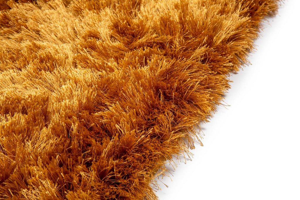Arezzo Shaggy Vloerkleed Goud 200×300