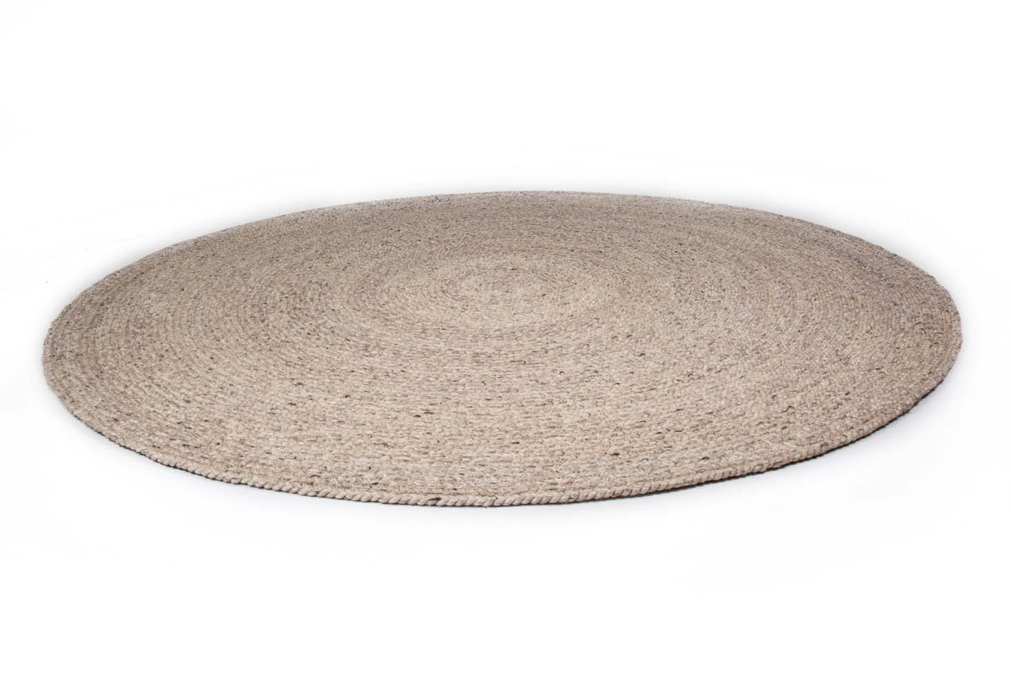 Bellano Rond Vloerkleed Lichtgrijs Ø200 cm