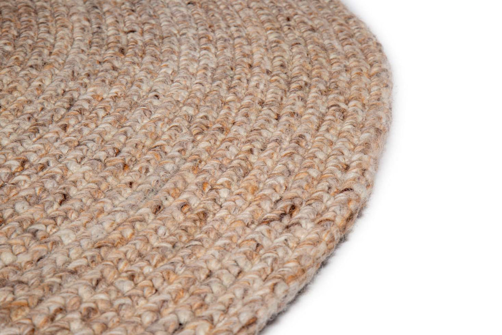 Bellano Rond Vloerkleed Beige Ø200 cm