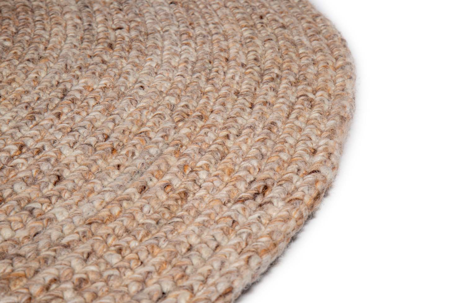 Bellano Rond Vloerkleed Beige Ø200 cm