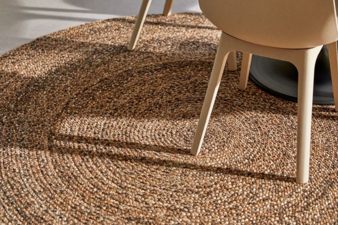 Bellano Rond Vloerkleed Beige Ø200 cm