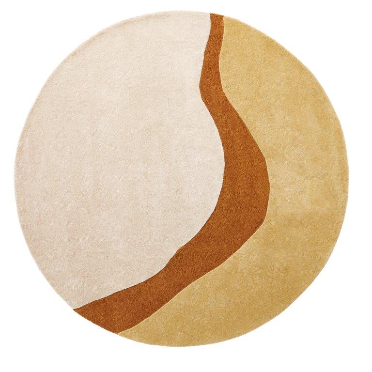 Organix Vloerkleed Goud Ø200