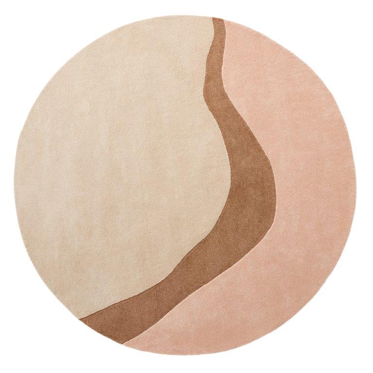 Organix Vloerkleed Lichtroze Ø200