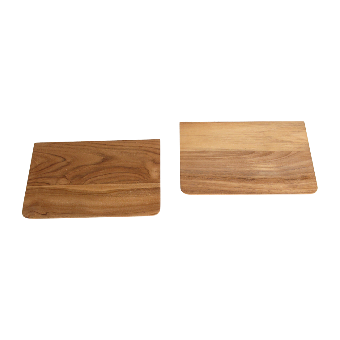 Craftsman Teakhouten Wandplank Set van 2 (25 cm)