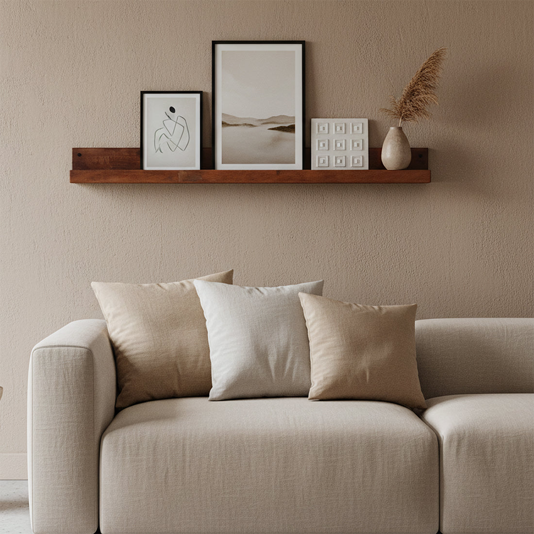 Factory Wandplank FSC‑Gerecycled Hout 75×8×8 cm