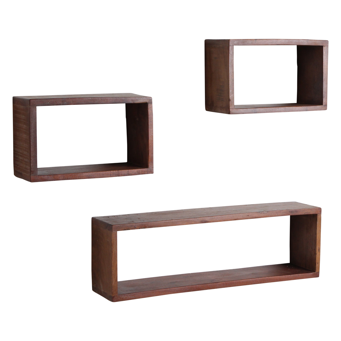 Factory Wandplank Doos - FSC-gerecycled hout - 70 x 15 x 22 cm