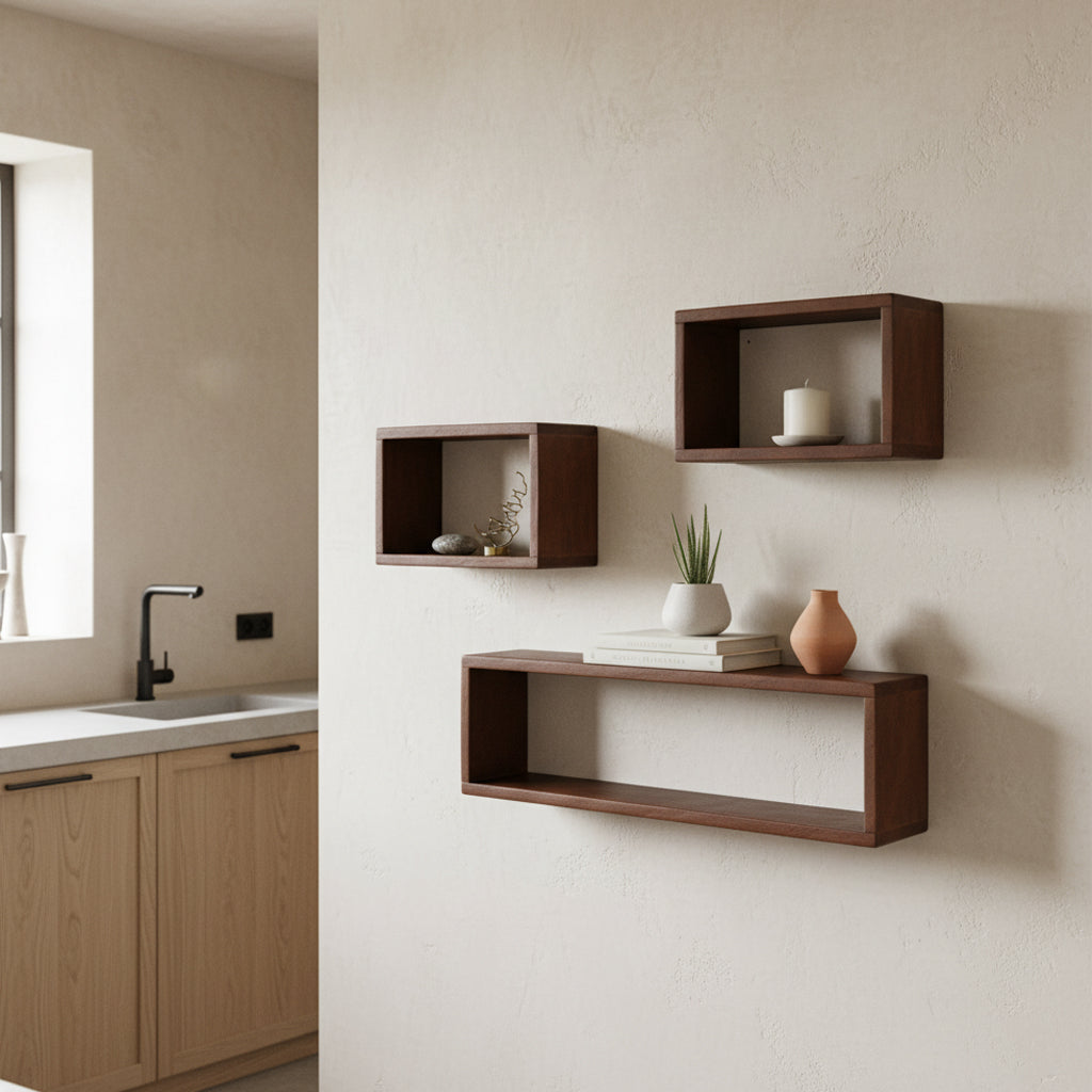 Factory Open Wandplank FSC‑Gerecycled Hout 70×15×22 cm