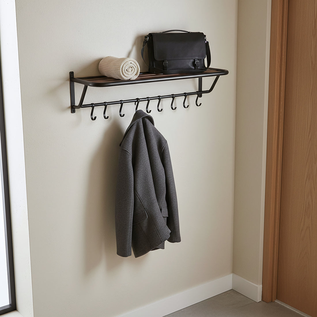 Factory Wandkapstok met Hoedenplank