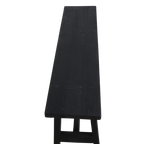 Zwart Houten Bankje ‘Bus Stop’ Large