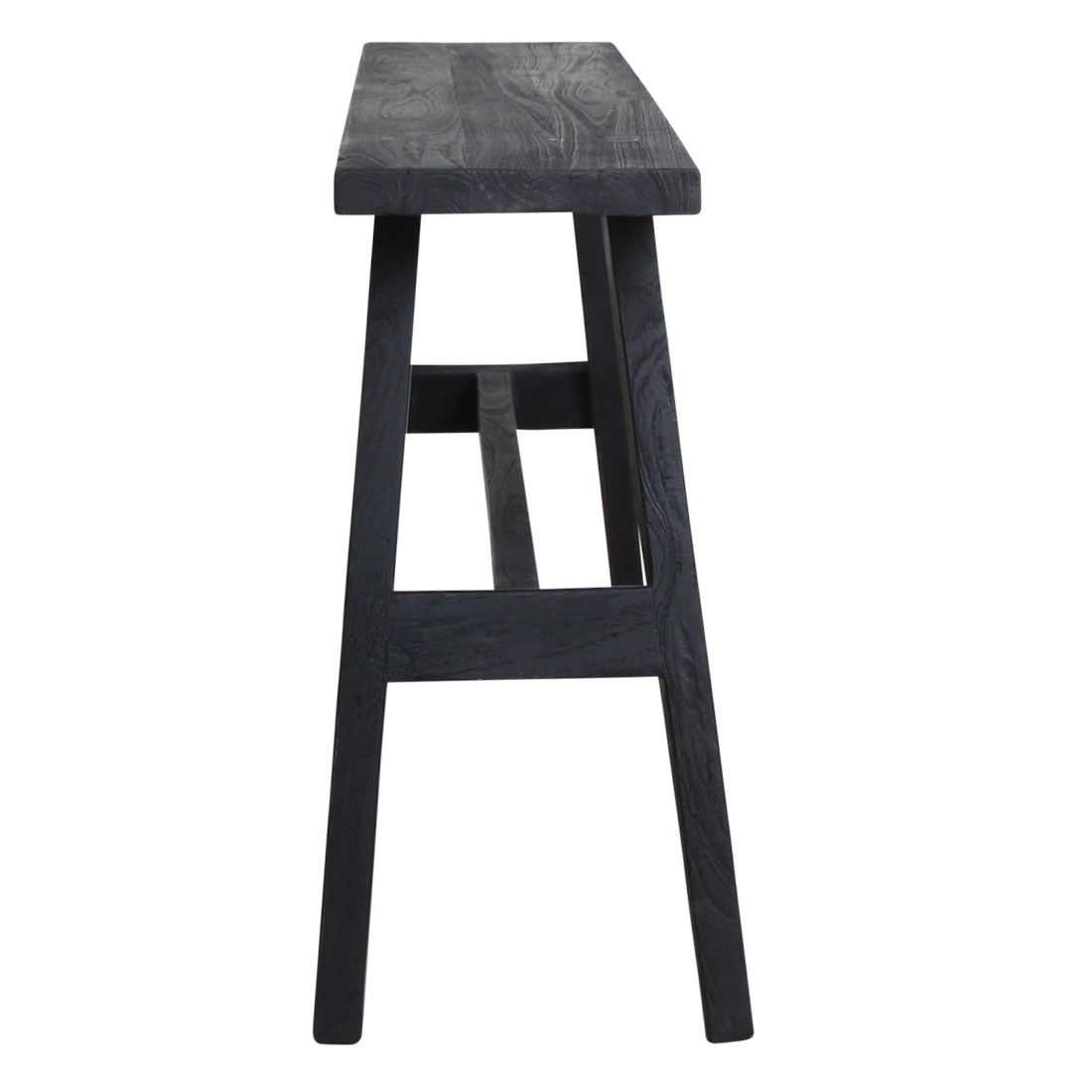 Zwart Houten Bankje ‘Bus Stop’ Large