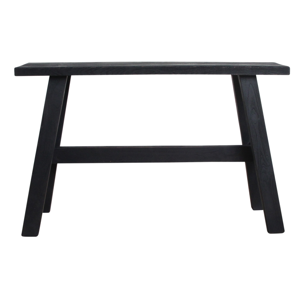 Zwart Houten Bankje ‘Bus Stop’ Large