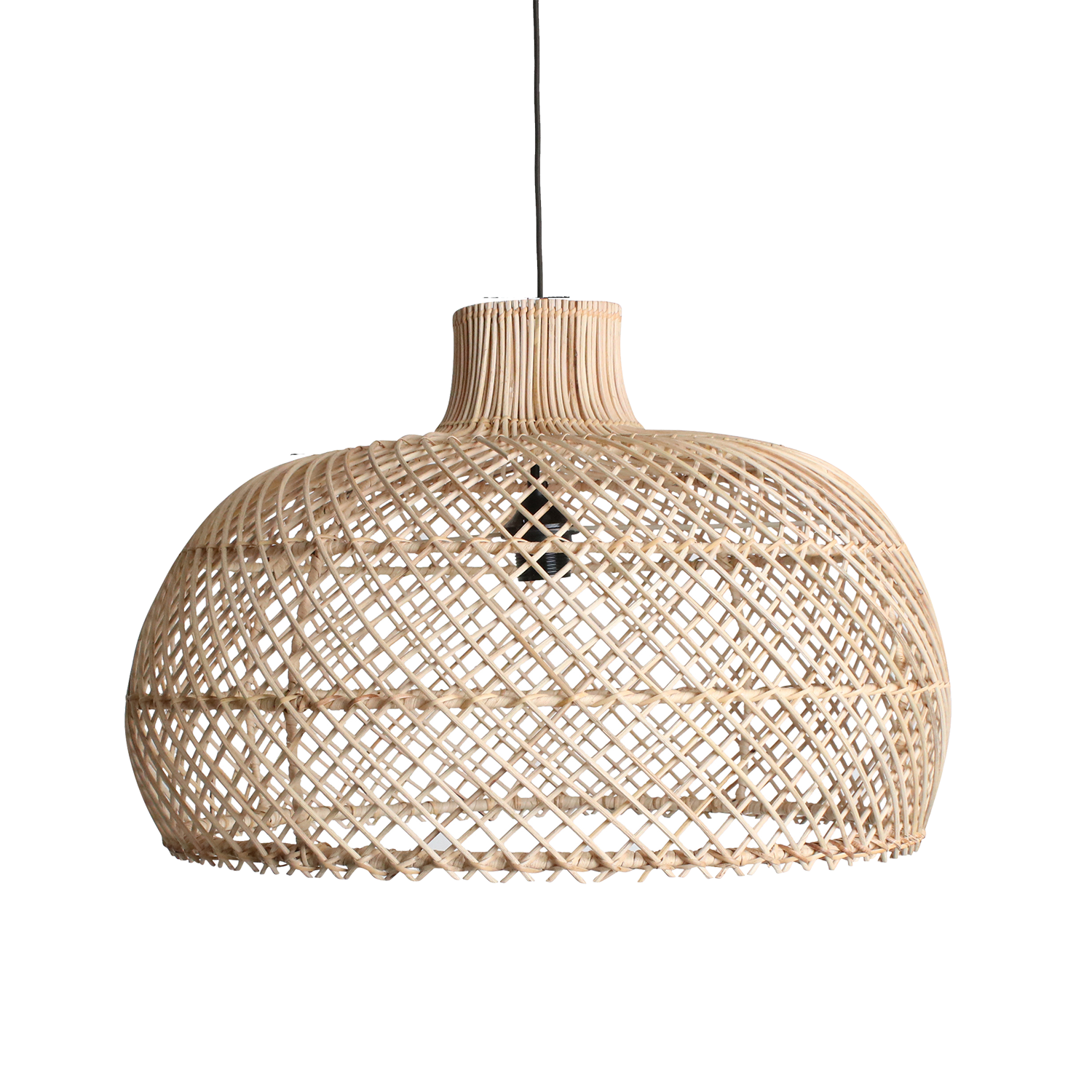 Maze rotan hanglamp naturel -Ø 57x36 cm