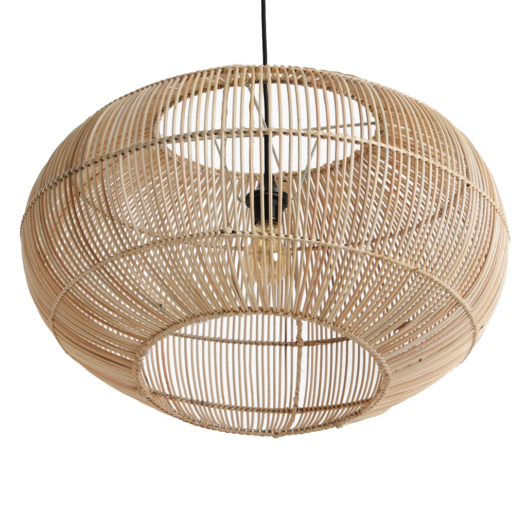 Luna rotan hanglamp Orbit - Ø 62 x 37 cm