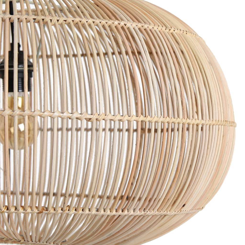 Luna rotan hanglamp Orbit - Ø 62 x 37 cm