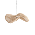 Wave rotan hanglamp L - Ø 71x26 cm