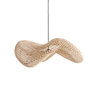 Wave rotan hanglamp L - Ø 71x26 cm