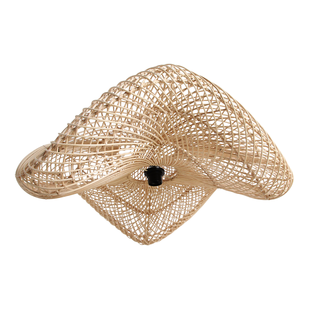 Wave rotan hanglamp L - Ø 71x26 cm