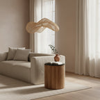 Wave rotan hanglamp L - Ø 71x26 cm