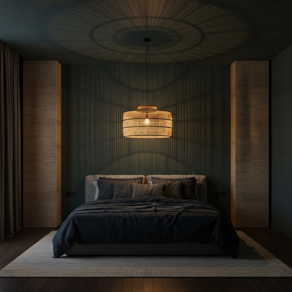 Stella rotan hanglamp - 61x61x36 cm