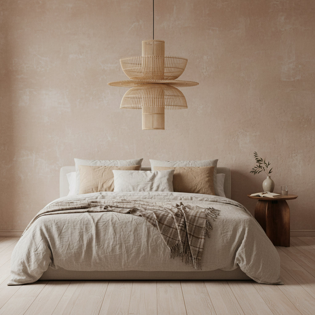 Saturn rotan hanglamp - Ø 65x63 cm