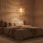 Saturn rotan hanglamp - Ø 65x63 cm