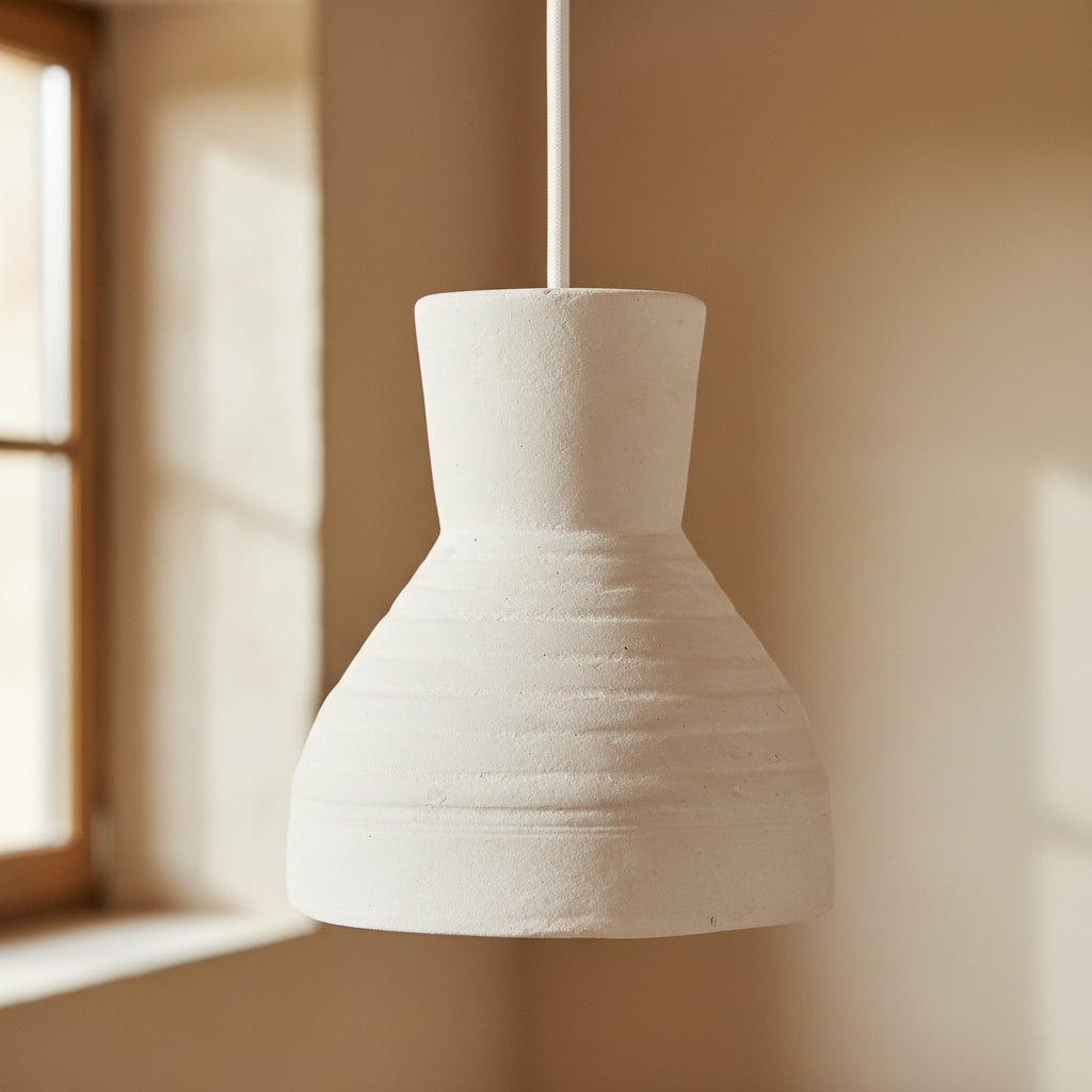 Krijt hanglamp Sukkur - 15x15x17,5 cm