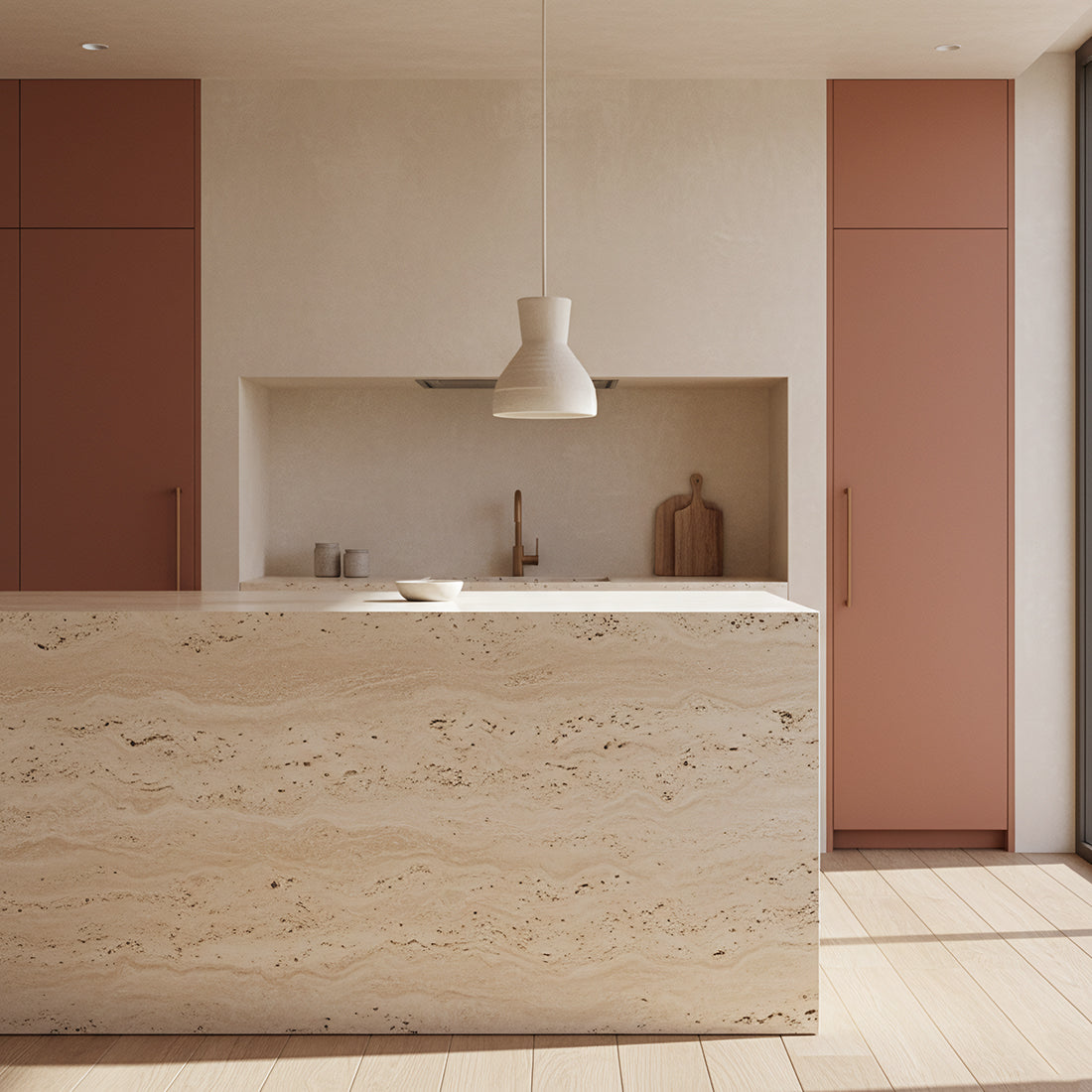 Krijt hanglamp Sukkur - 15x15x17,5 cm