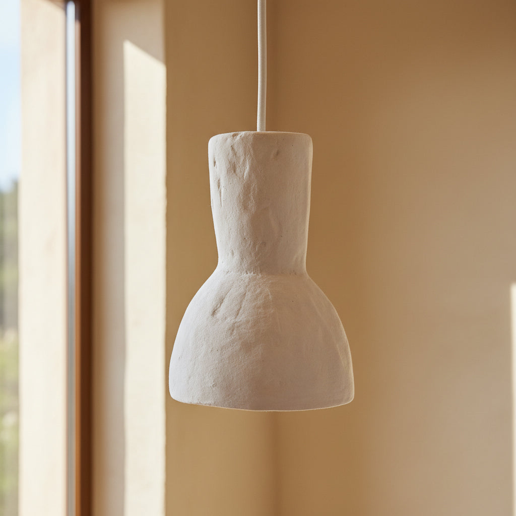 Chalk hanglamp Moro - 15x15x21,5 cm
