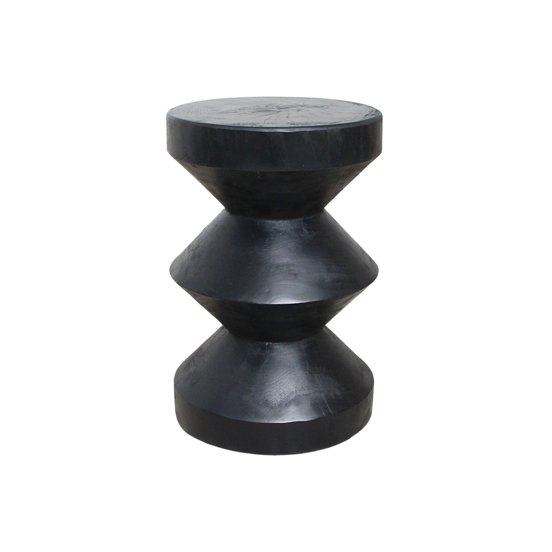 Forma Teakhouten Bijzettafel Rizo Zwart