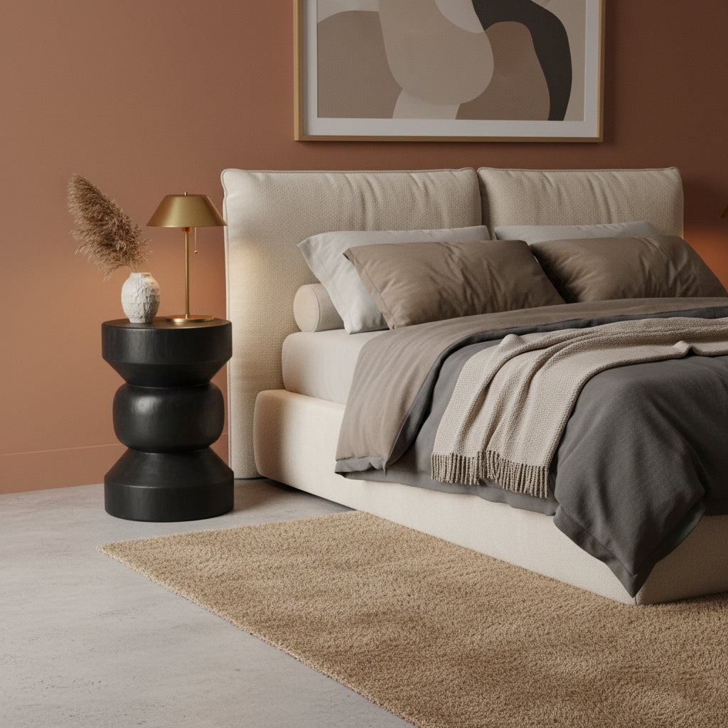 Forma Teakhouten Bijzettafel Ritari Zwart