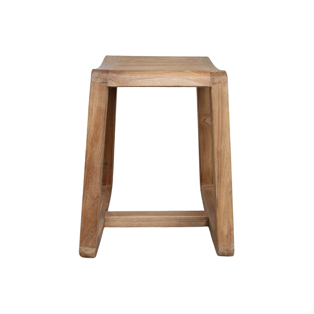 Teakhouten schommelkruk - 49x36x45 cm