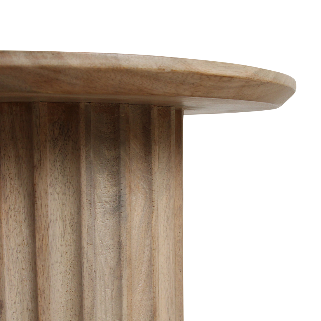 Bullnose Bijzettafel Reversed Naturel Ø55