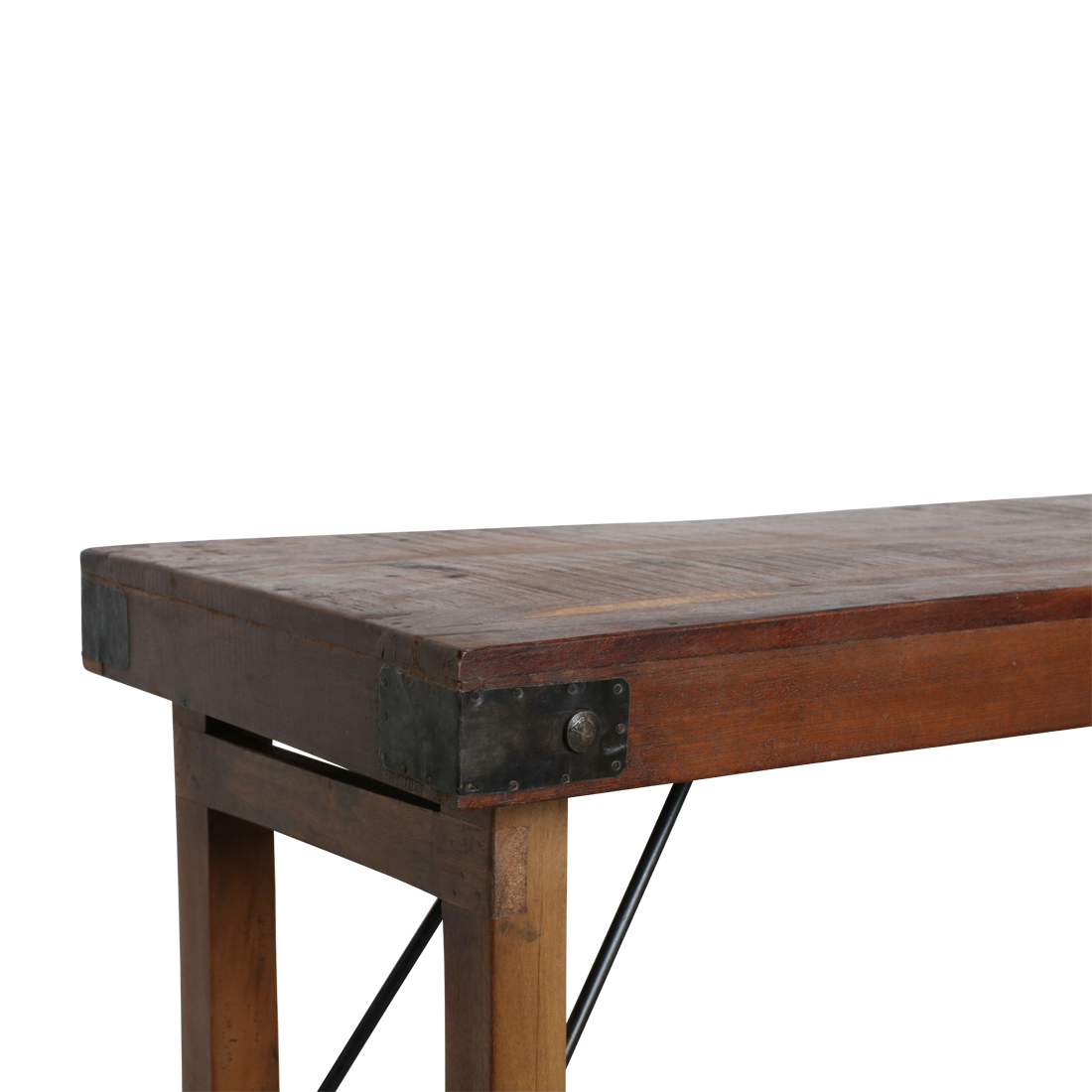 Olsko Inklapbare wandtafel bruin - 165x40x76 cm