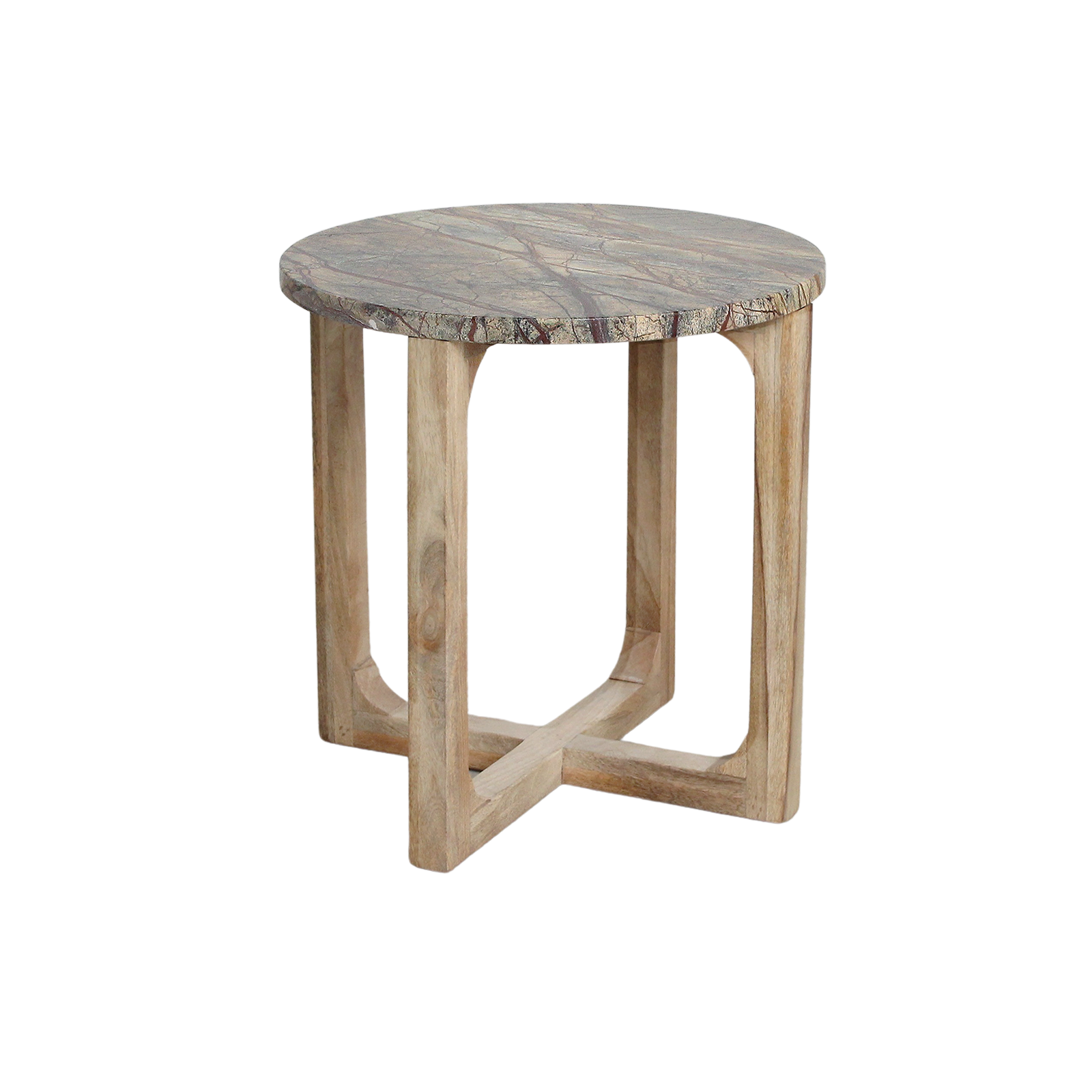 Crema Marmeren Bijzettafel Bizar