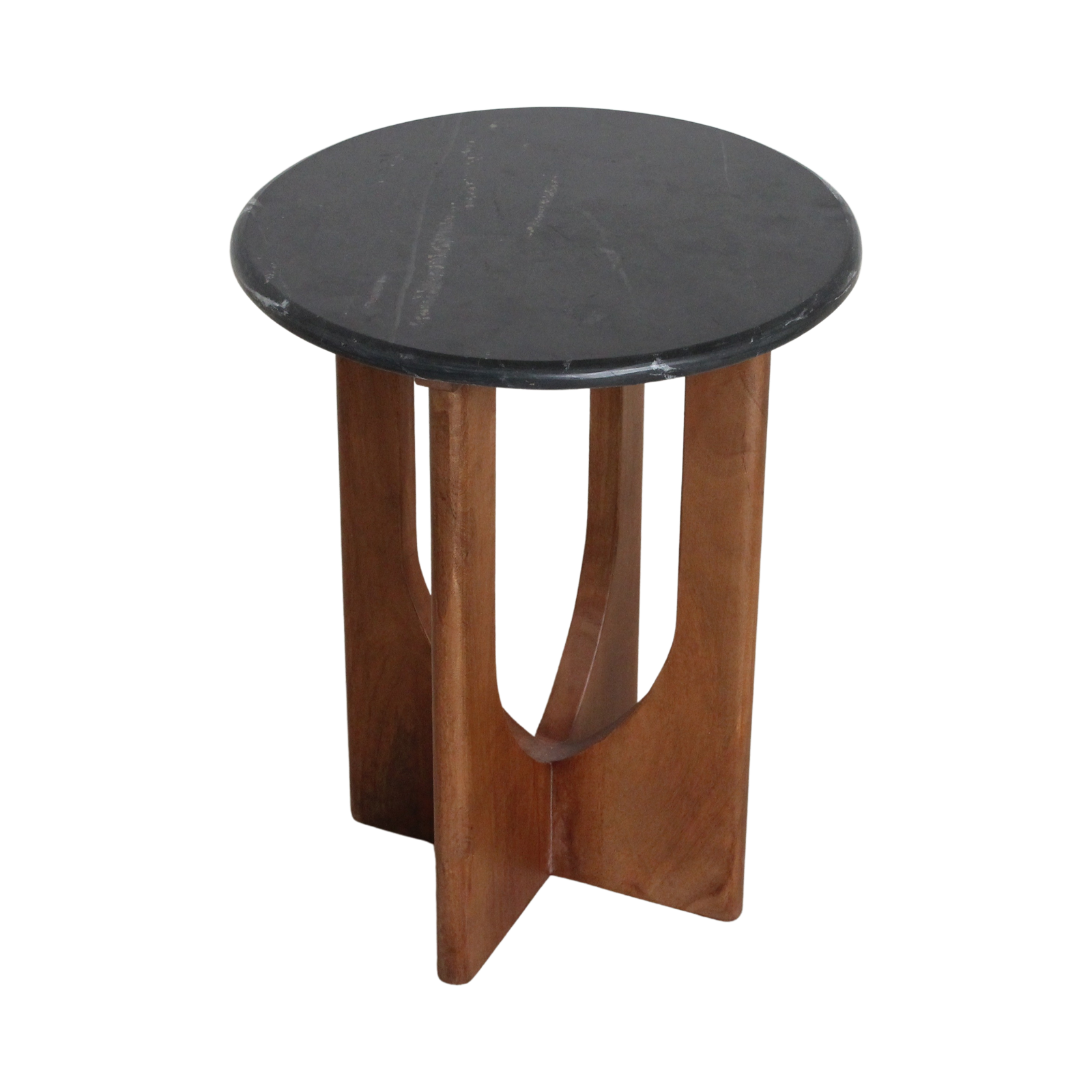 Brunei Marmeren Bijzettafel Zwart