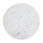 Malakka Marmeren Bijzettafel Wit