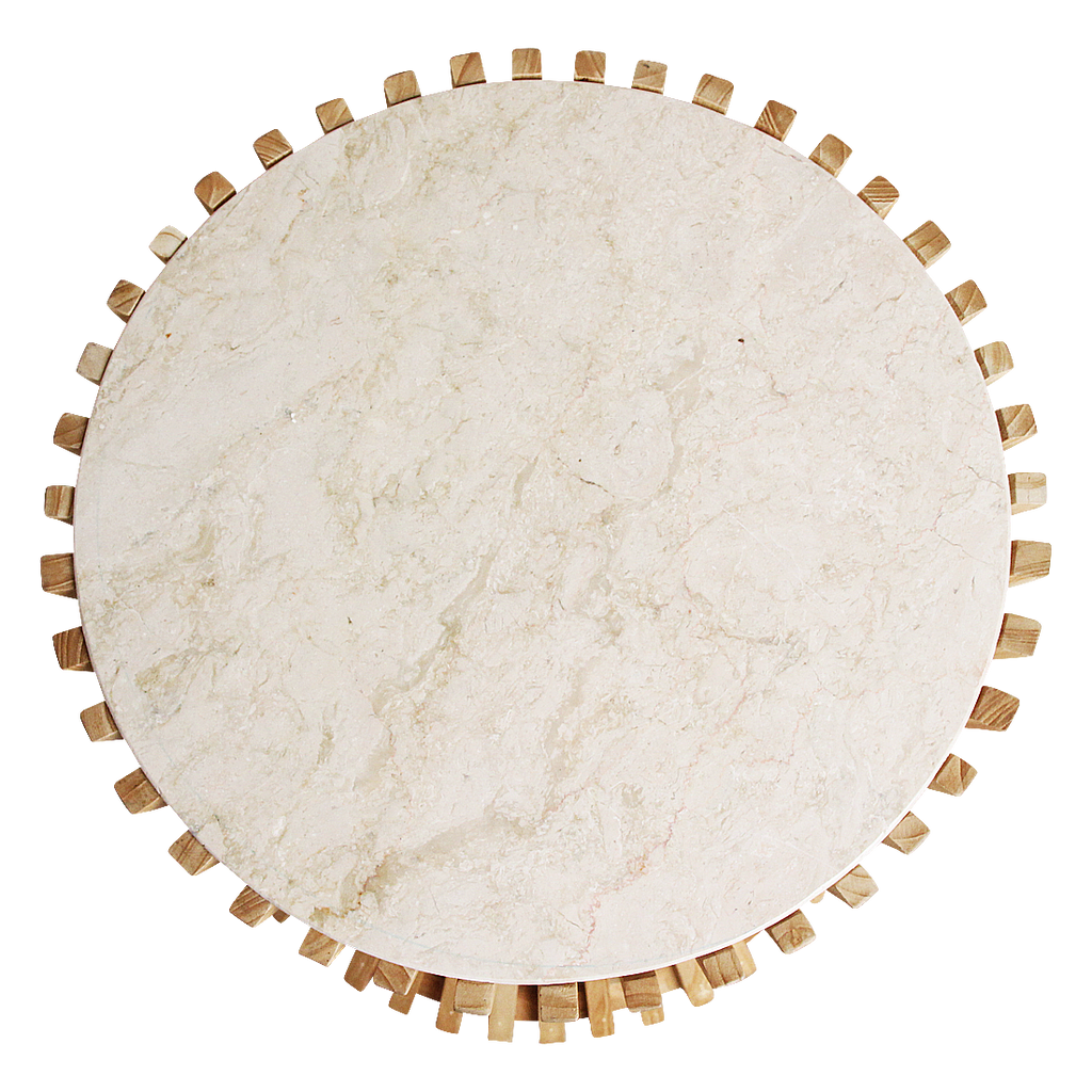 Infinity Marmeren Bijzettafel Hourglass