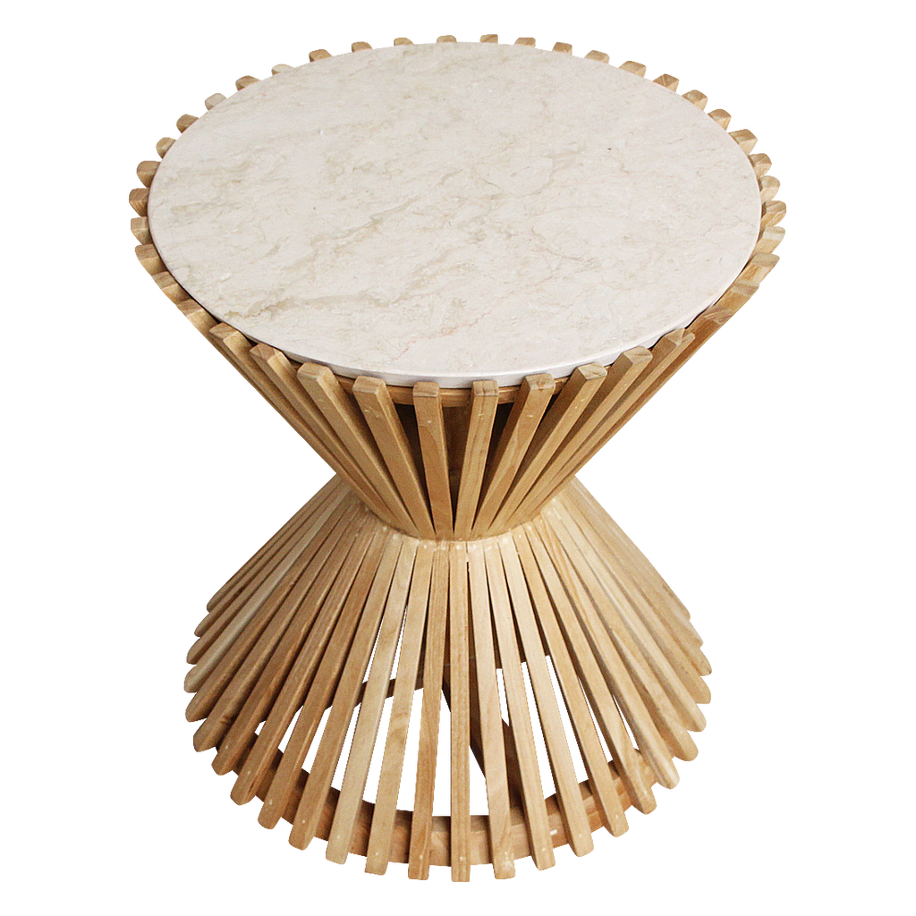 Infinity Marmeren Bijzettafel Hourglass