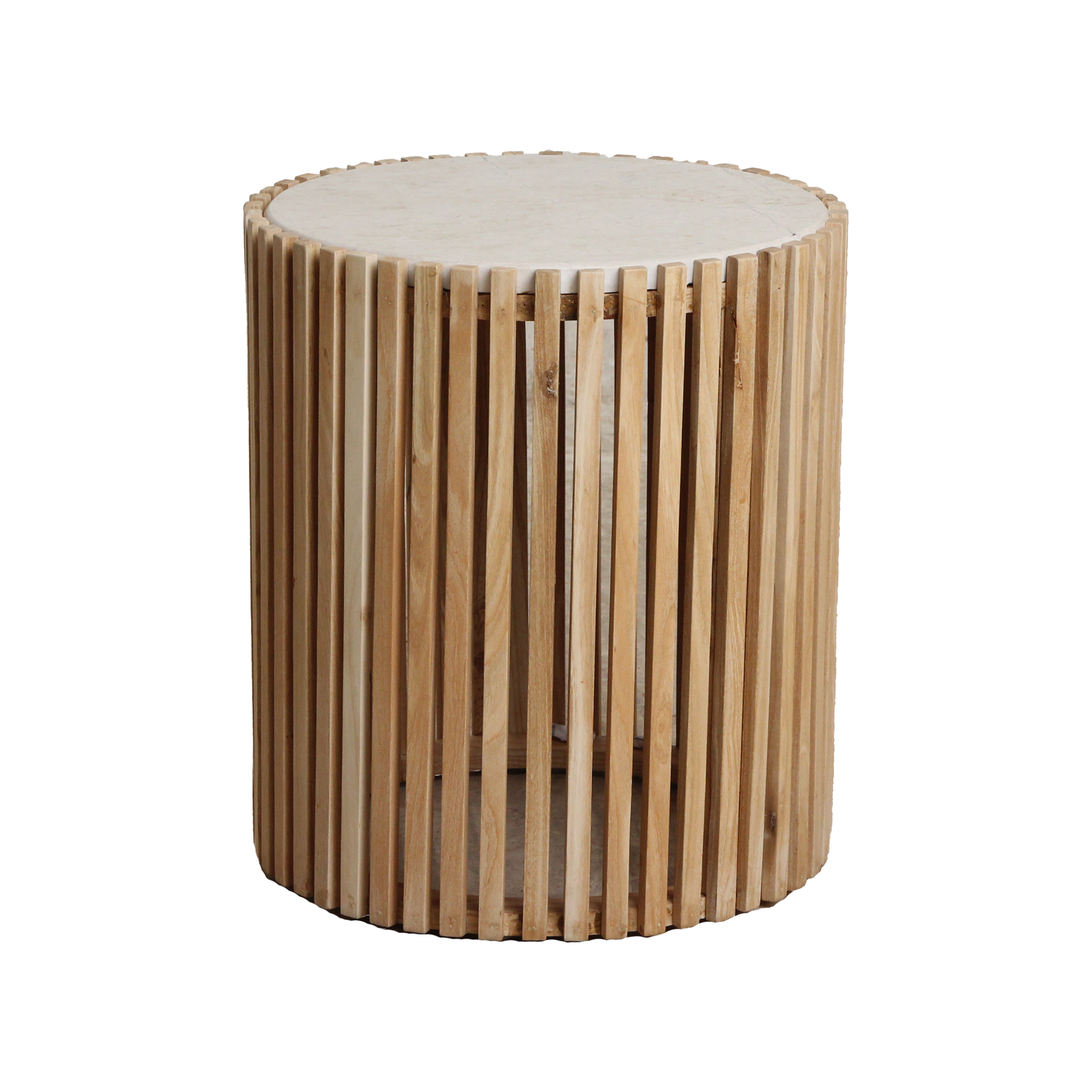 Infinity ronde marmeren bijzettafel