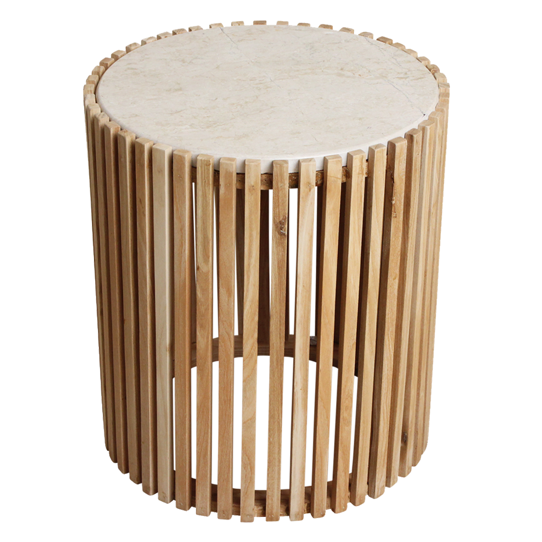 Infinity ronde marmeren bijzettafel